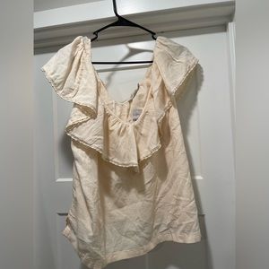Loft cream tank top